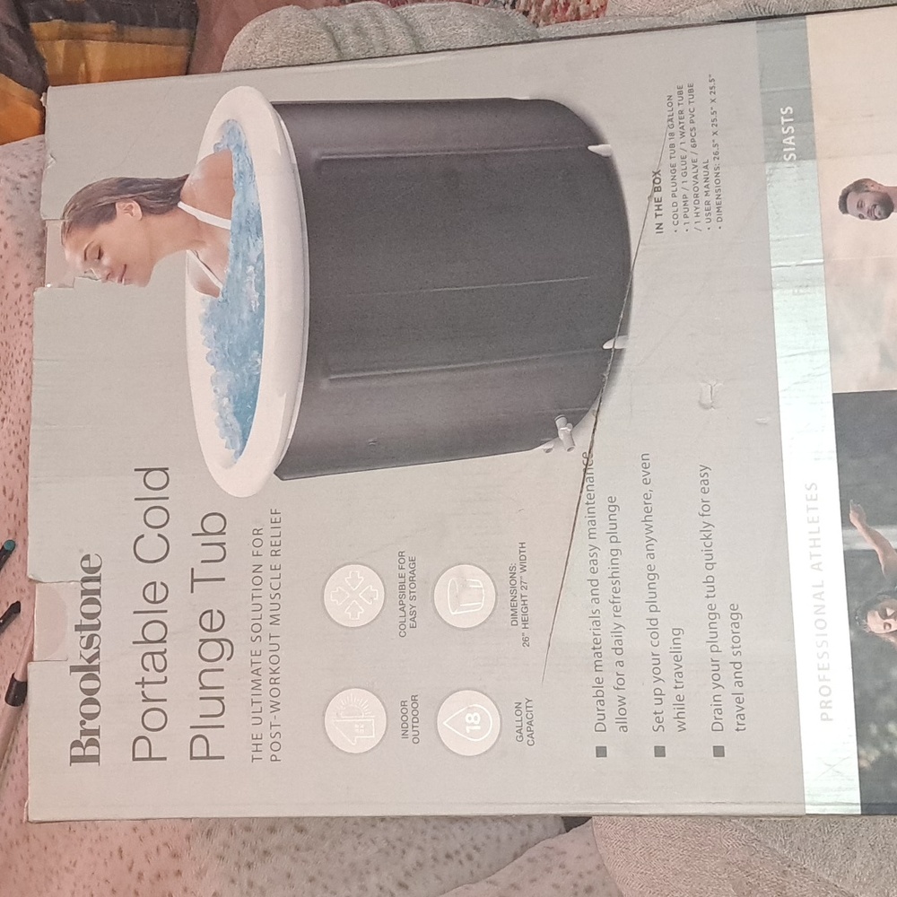 Brookstone Portable Cold Plunge Tub